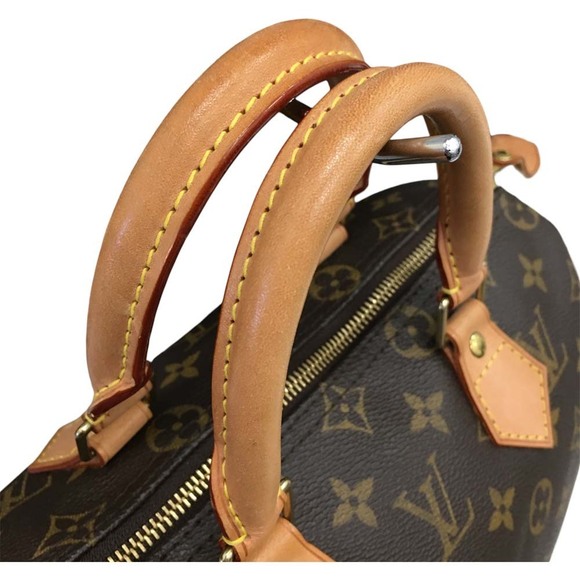 Louis Vuitton Speedy Handbag Boston Bag Monogram Brown - Picture 7 of 9